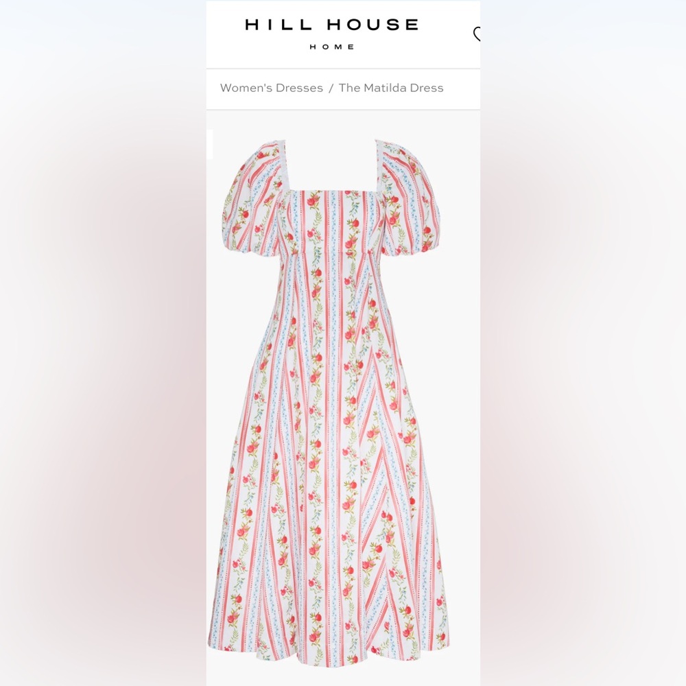 NWT Hill House Matilda pomegranate stripe👛